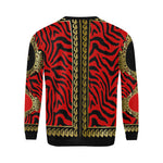 PRIVILEGE RED All Over Print Crewneck Sweatshirt for Men