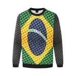 BRASIL Men's Oversized Fleece Crew Sweatshirt