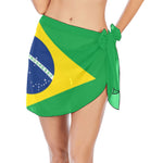 BRASIL FLAG Beach Sarong Wrap
