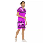 CAMOUFLAGE GRAPES Men's Short Sleeve Shirt Sets