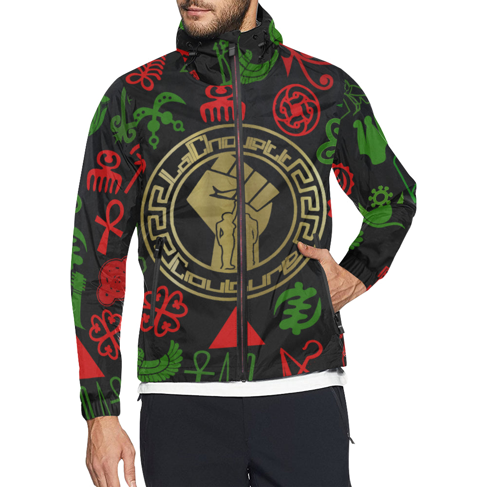 KMT WORLD FIST UP All Over Print Windbreaker for Unisex