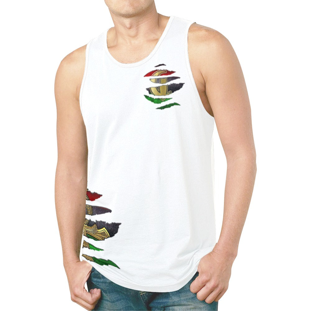 RBG ANKH RIPPED Tank Top for Men