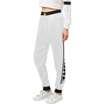 LCC BLACC BORDER WHT Women's All Over Print Sweatpants (Model L11)