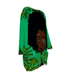 TROPICAL KWEEN FOREST  Women's Loose Crew Neck shirt