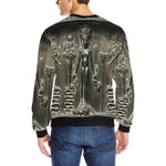 HORUS THE SON OSORKAN Men's Rib Cuff Crew Neck Sweatshirt