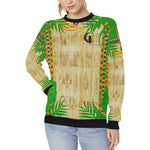 LCC NILE VALEY Women's Rib Cuff Crew Neck Sweatshirt (Model H34)