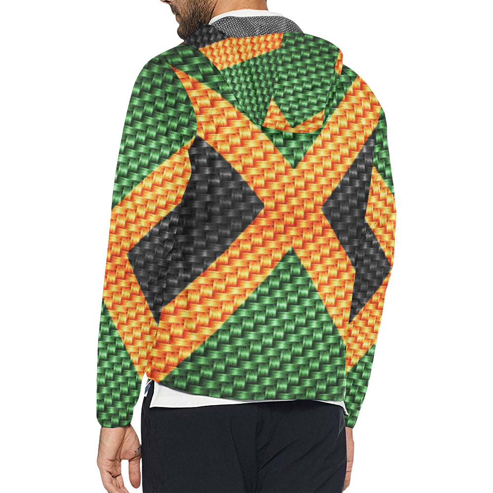 JAMAICA FLAG All Over Print Windbreaker for Unisex