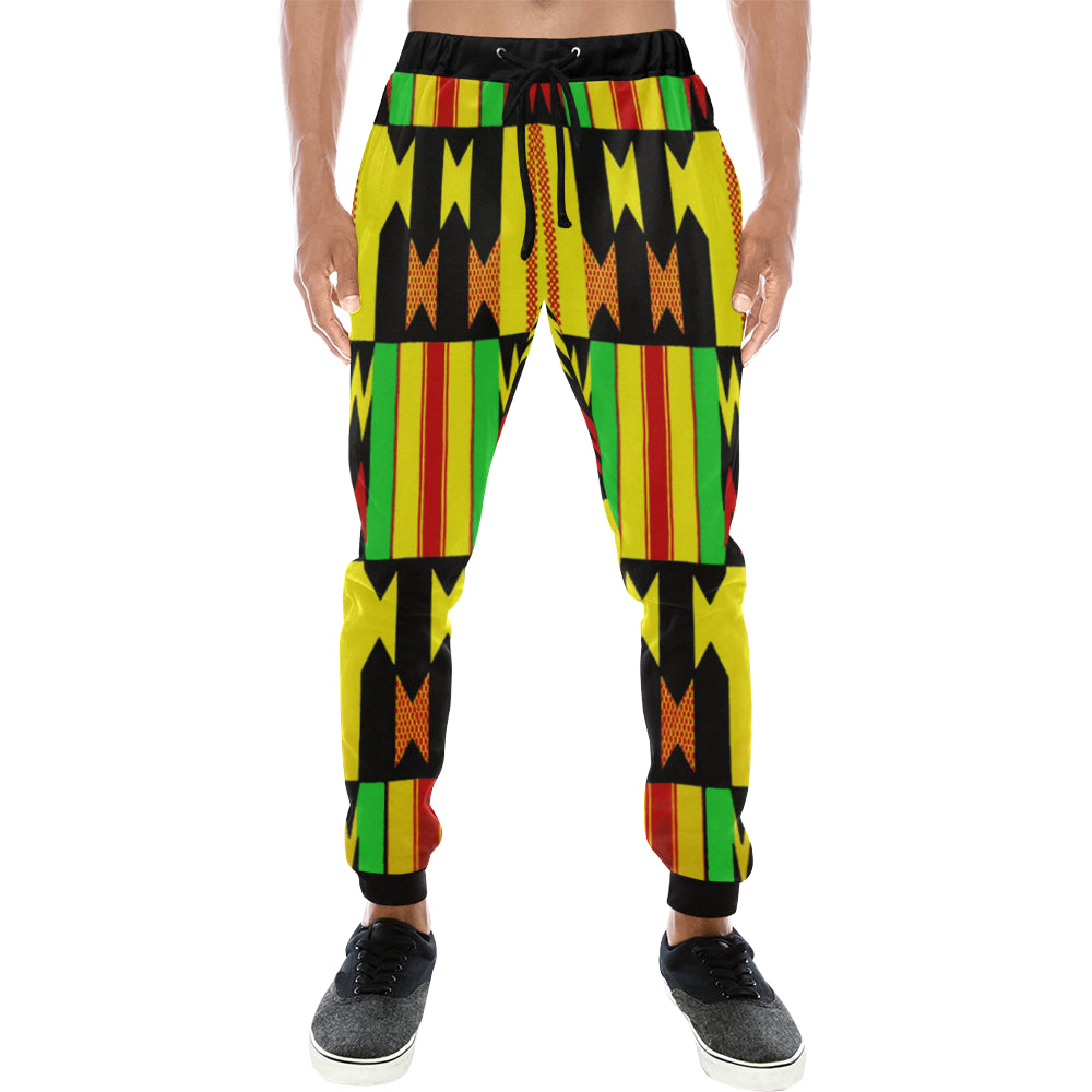 KENTE RASTA Men's All Over Print Sweatpants