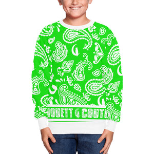 BANDANA PAISLEY Kids' All Over Print Sweatshirt