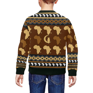 AFRIKA ORNEMENT Crewneck Sweatshirt for Kids