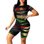 RBG ANKH Women's Short Yoga Set