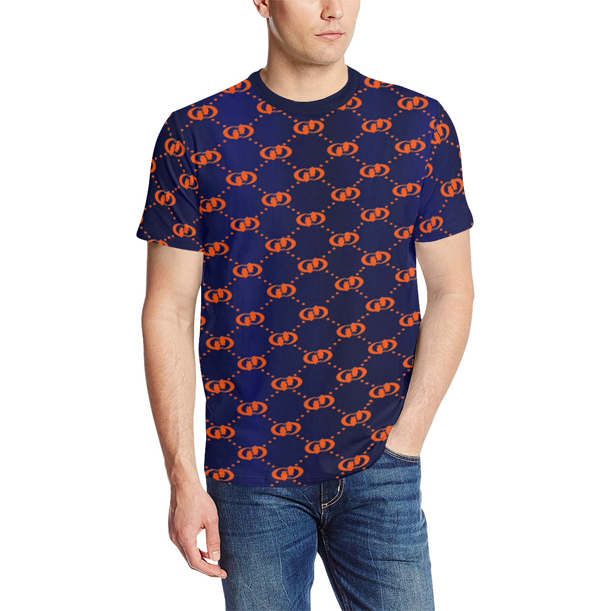 EXCELLENCE ORNGE Men's All Over Print T-Shirt
