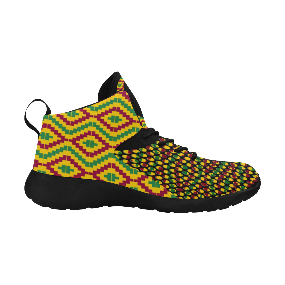 KENTE FRACTAL bling Men's Chukka Training Shoes