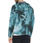 INFINITY BLUE COSMOS All Over Print Windbreaker for Unisex