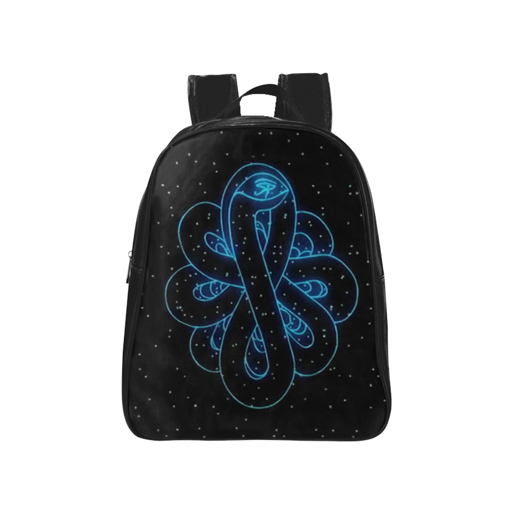 SNAKE OF CREATION WADJET School Backpack (Medium)
