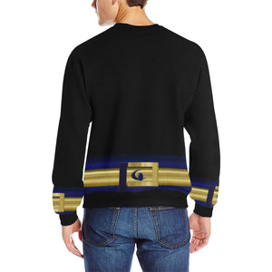 LCC STRASS Men's Rib Cuff Crew Neck Sweatshirt