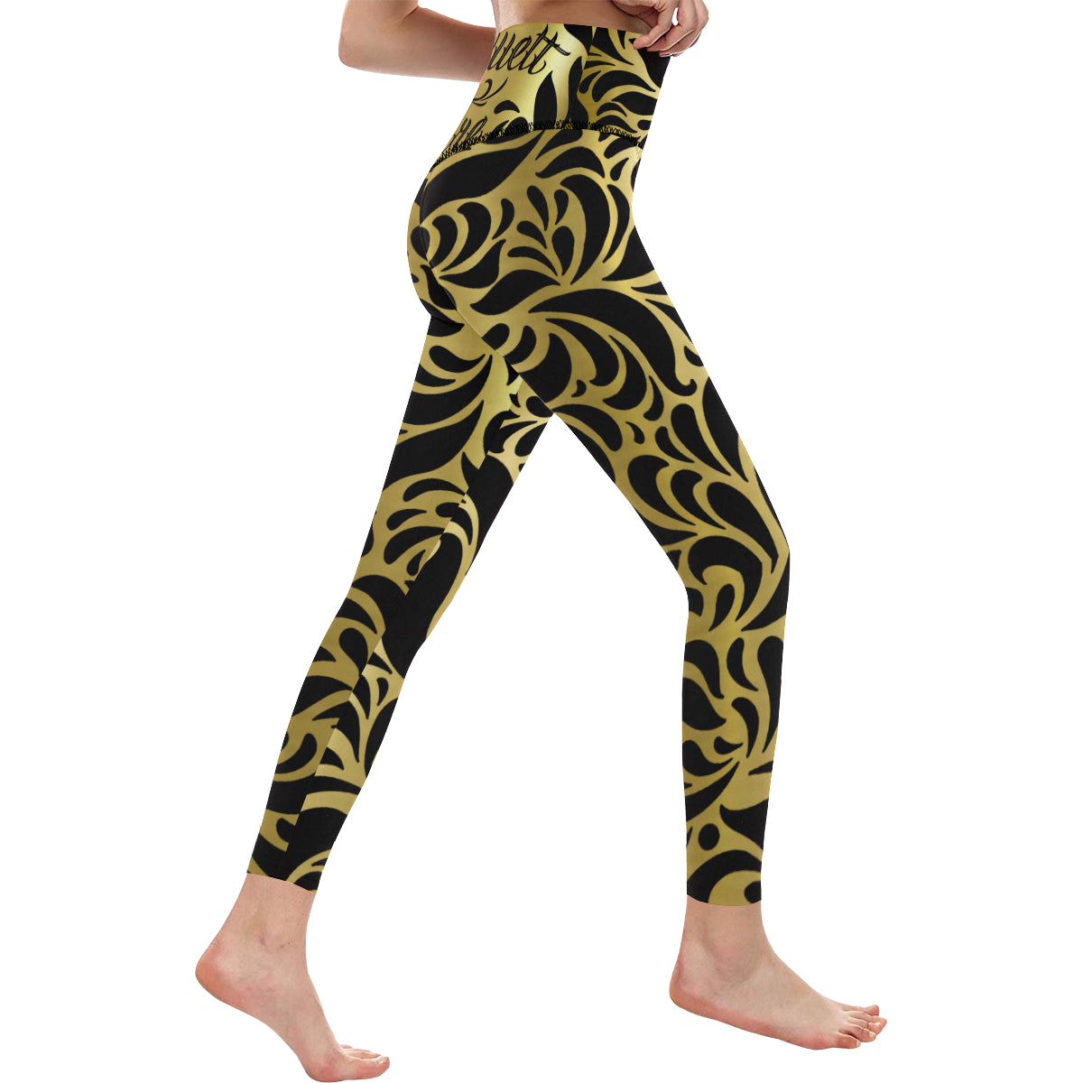 GORGEOUS GLDBLCC All Over Print High-Waisted Legging