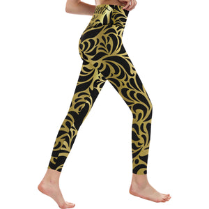GORGEOUS GLDBLCC All Over Print High-Waisted Legging