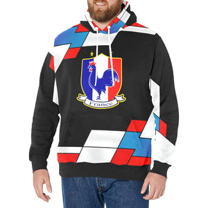 FRANCE Men's Long Sleeve Fleece Hoodie