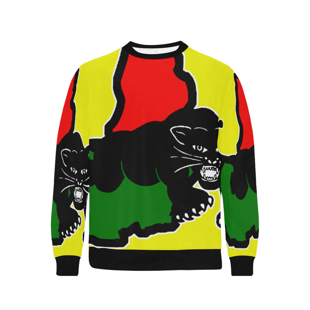 KMT PANTHER Men's Rib Cuff Crew Neck Sweatshirt