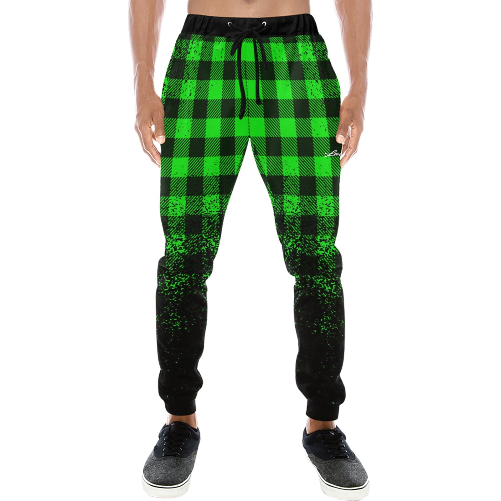 DUSTY PLAID Men's All Over Print Sweatpants