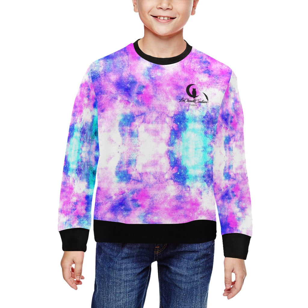 COLORFULL All Over Print Crewneck Sweatshirt for Kids