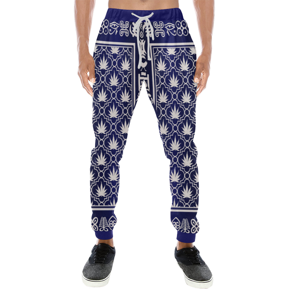 ADRINKRA WHITE LEAF Men's Sweatpants