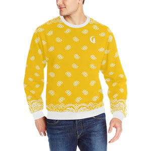 BANDANA FULLY Men's Rib Cuff Crew Neck Sweatshirt