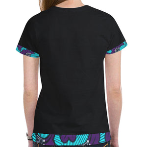 AFRIKA FLOWER New All Over Print T-shirt for Women