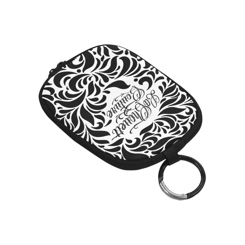GORGIOUS WHT LEAF Coin Purse
