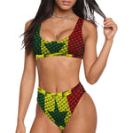 SENEGAL FLAG Sport Top & High-Waisted Bikini Swimsuit
