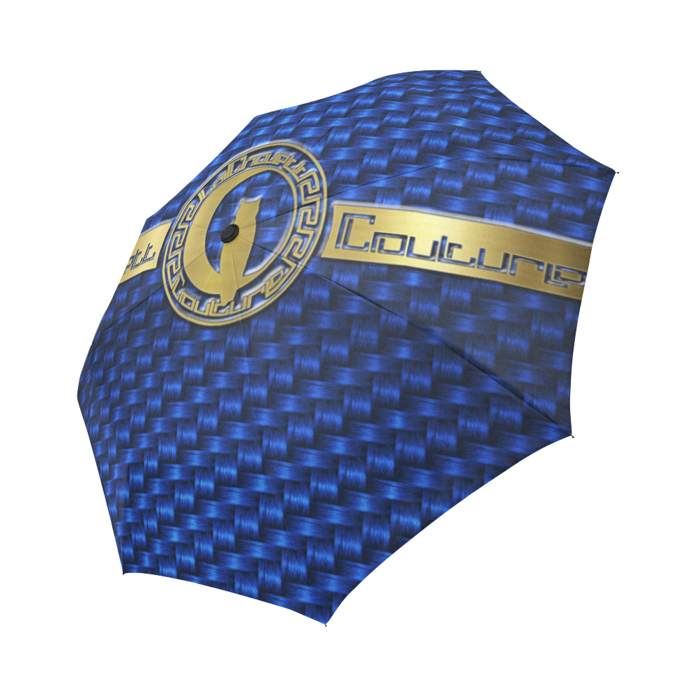 DELUXE BLUE Auto-Foldable Umbrella