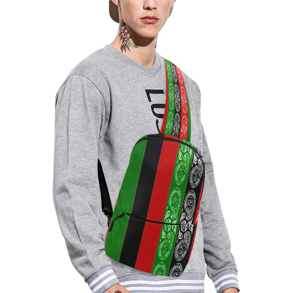 RBG FLAG Chest Bag (Model 1678)