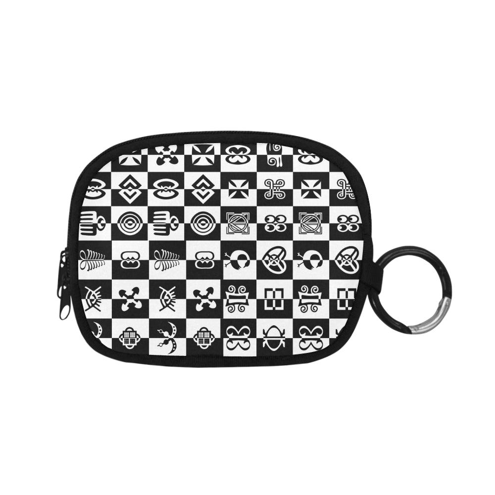 ADINKRA BW Coin Purse