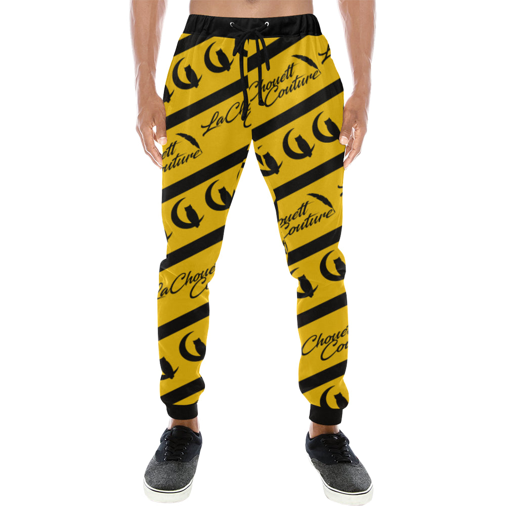 NICE ONE YLW Men's All Over Print Sweatpants