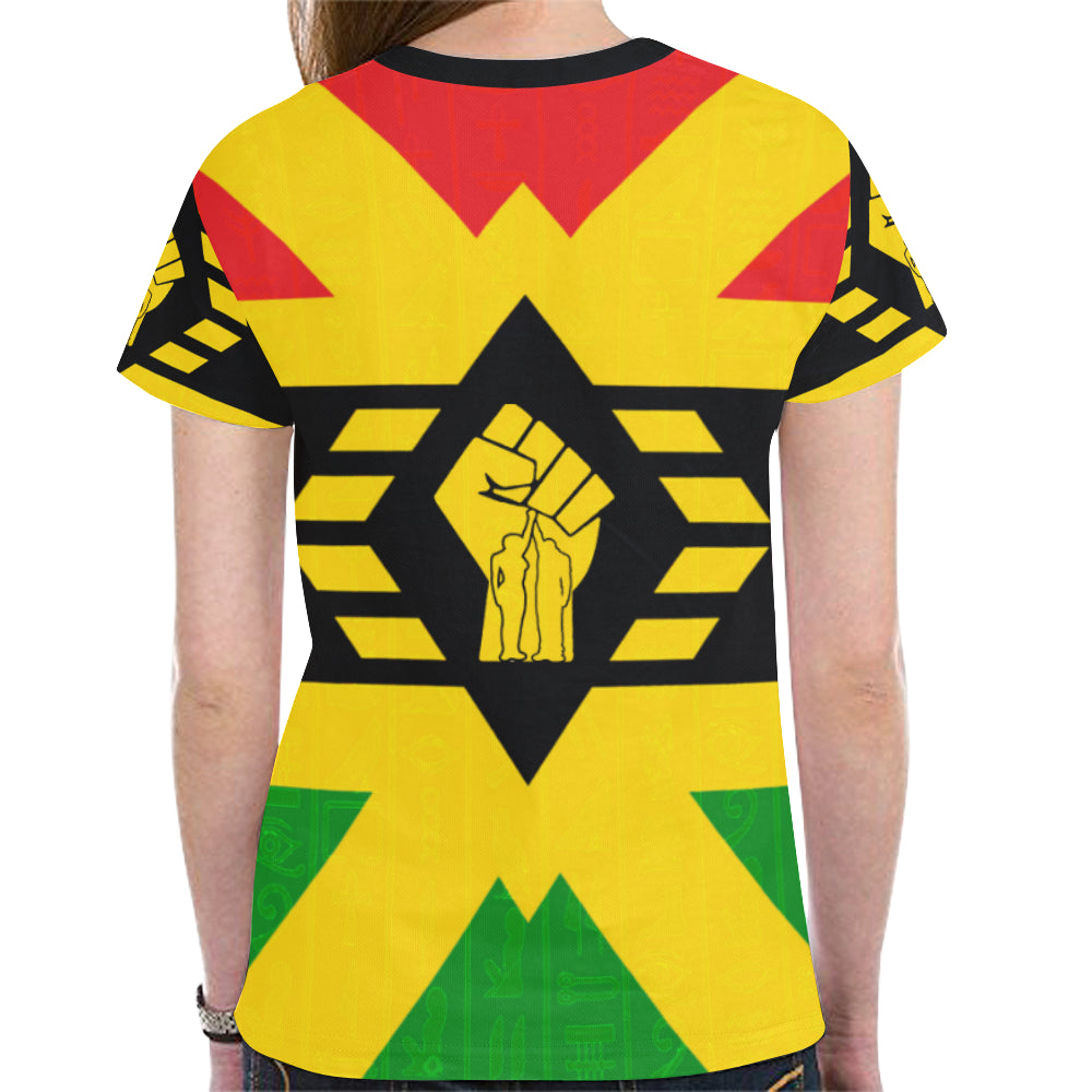 FIST UP RBG New All Over Print T-shirt for Women