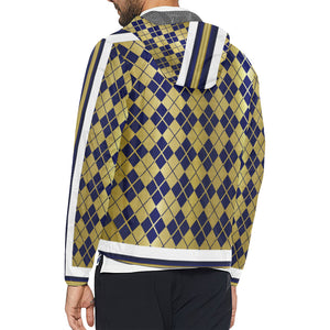 ARLEQUIN BLUE Unisex All Over Print Windbreaker