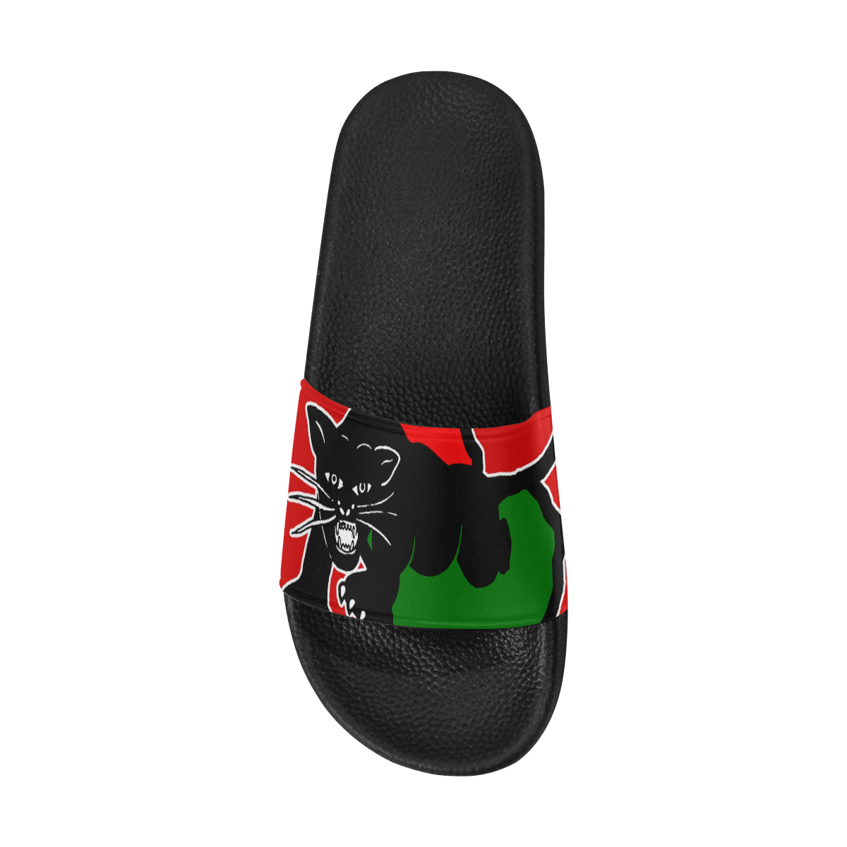 BLACC PANTHER RBG RED Men's Slide Sandals