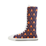 HIGHLEAF ORANGE Canvas Long Boots For Women Model 7013H