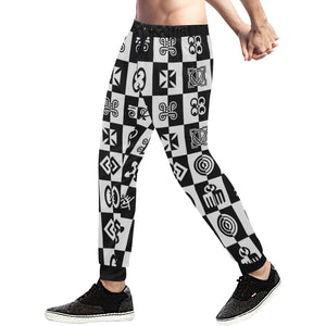 ADINKRA CHECKMATE Men's Sweatpants