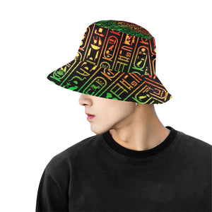 HIERO RASTA All Over Print Bucket Hat for Men