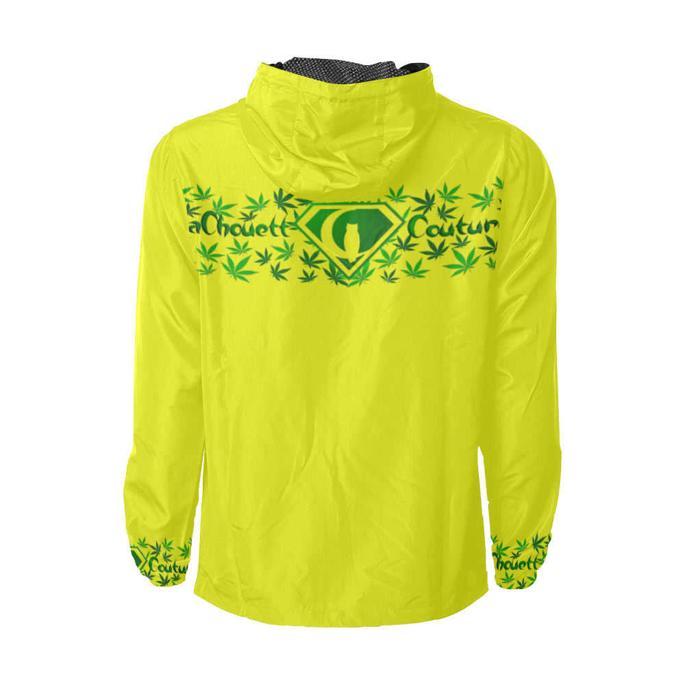 SUPER LCC YELLOW WEED Unisex All Over Print Windbreaker