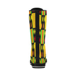 KENTE RASTA Canvas Long Boots For Women