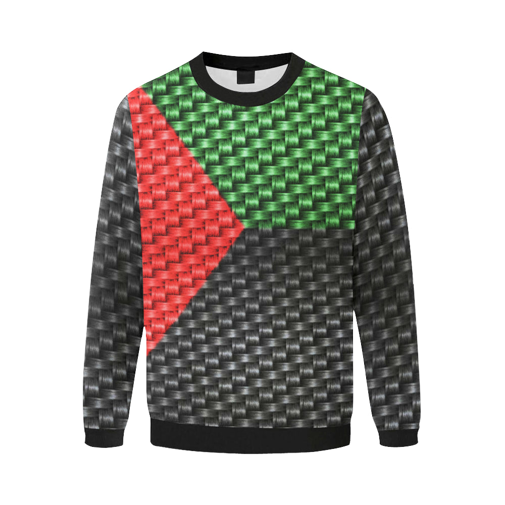 MADA STYLE Men's Oversized Fleece Crew Sweatshirt