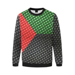 MADA STYLE Men's Oversized Fleece Crew Sweatshirt