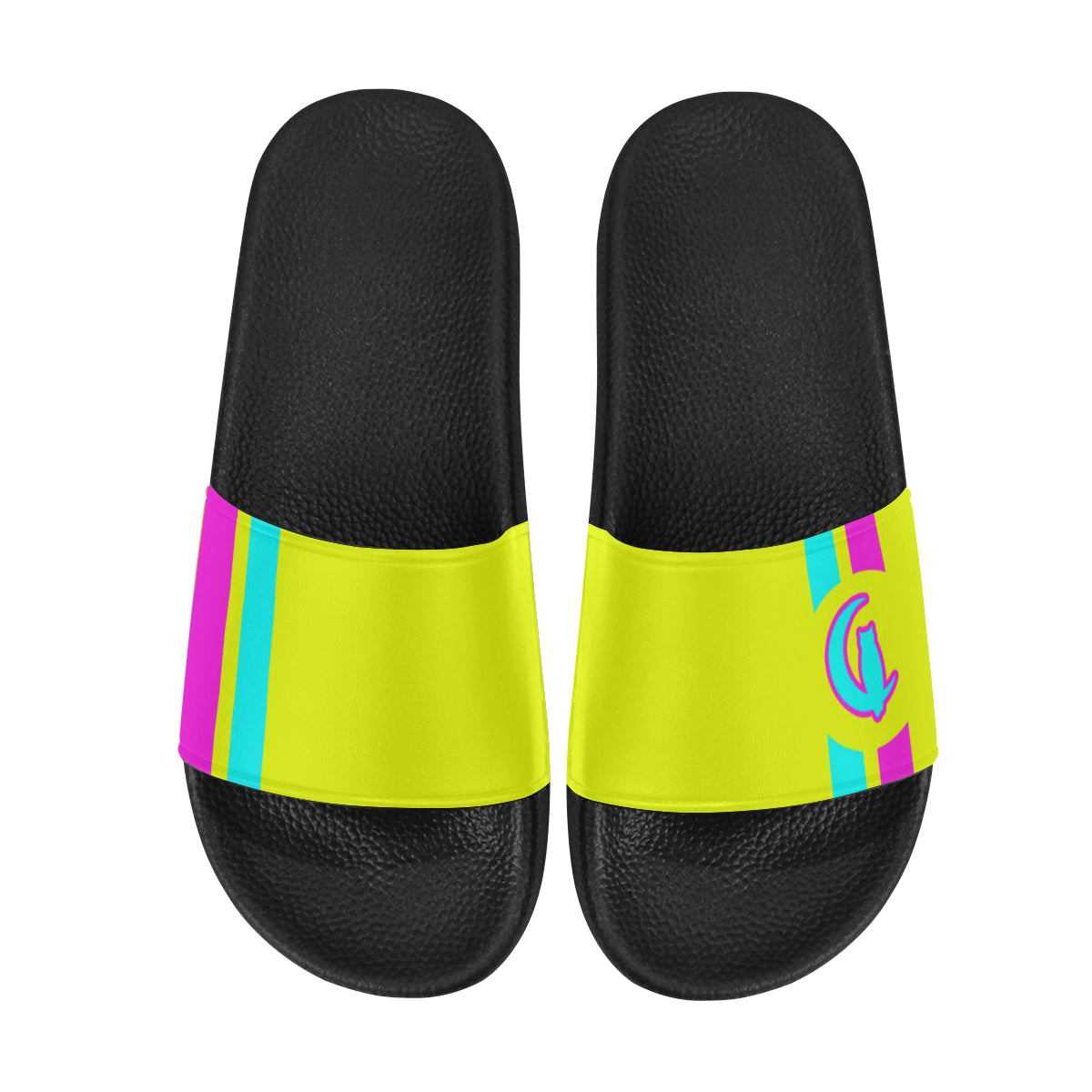 FRESH UP FLUO Women's Slide Sandals (Model 057)