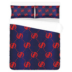 GOODY RED 3-Piece Bedding Set