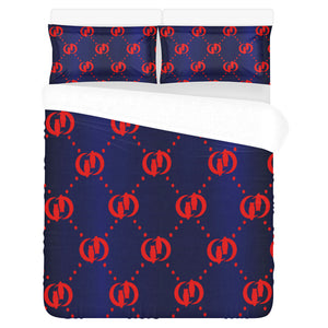 GOODY RED 3-Piece Bedding Set