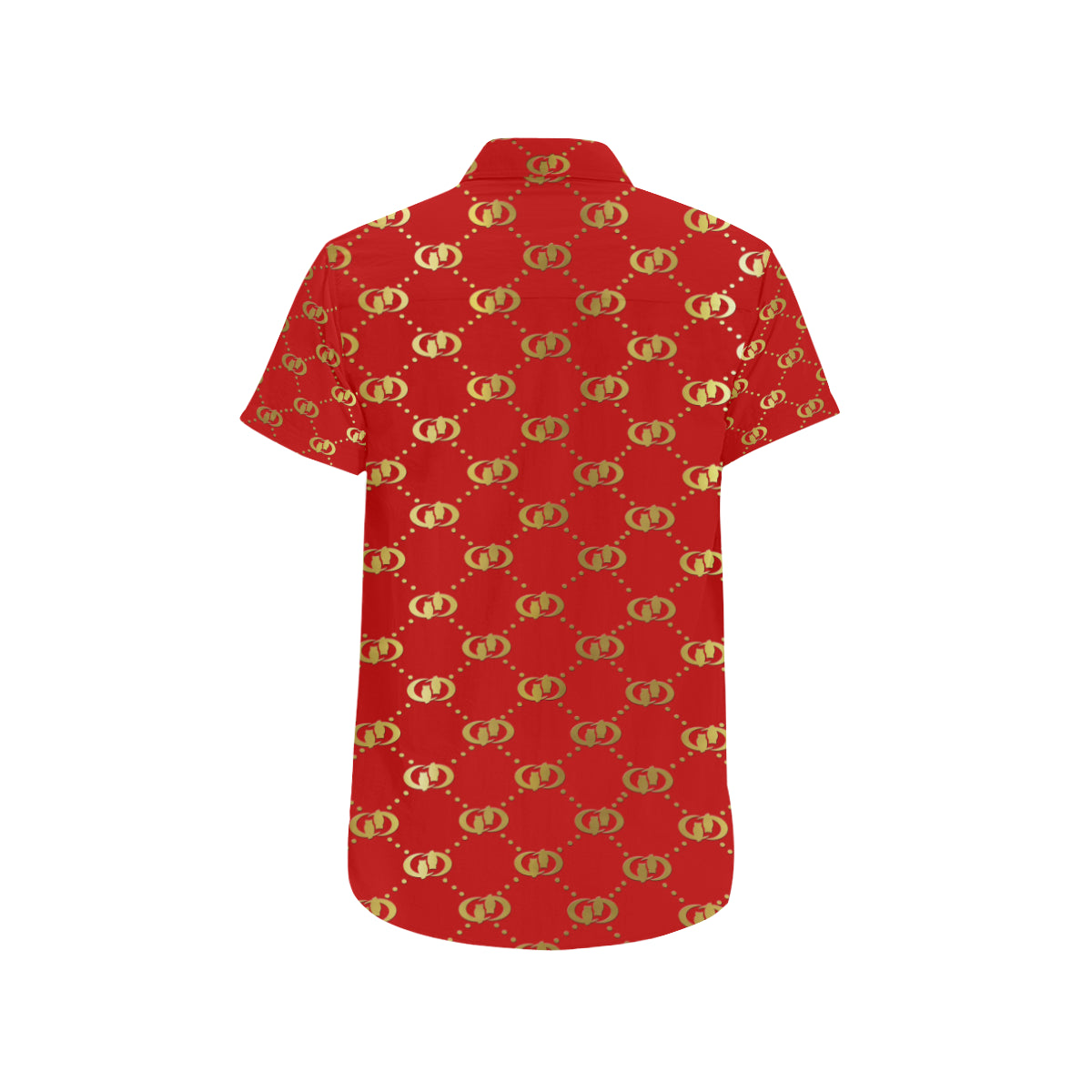 EXCELLENCE RDGLD Men's All Over Print Short Sleeve Shirt