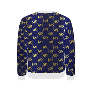 EXCELLENCE BLGLD Men's Rib Cuff Crew Neck Sweatshirt